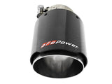 Mach Force-Xp 304 Stainless Steel Clamp-on Exhaust Tip Carbon Fiber 2-1/2 Inch Inlet x 4 Inch Outlet x 7 Inch L aFe Power