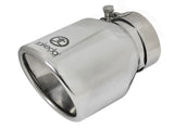 Takeda 304 Stainless Steel Clamp-on Exhaust Tip Polished 2-1/2 Inch Inlet x 4 Inch Outlet x 6 Inch L aFe Power