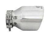 Takeda 304 Stainless Steel Clamp-on Exhaust Tip Polished 2-1/2 Inch Inlet x 4 Inch Outlet x 6 Inch L aFe Power