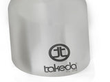Takeda 304 Stainless Steel Clamp-on Exhaust Tip Polished 2-1/2 Inch Inlet x 4 Inch Outlet x 6 Inch L aFe Power