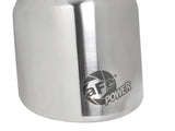 Mach Force-Xp 304 Stainless Steel Clamp-on Exhaust Tip Polished 2-1/2 Inch Inlet x 4 Inch Outlet x 6 Inch L aFe Power