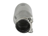 Takeda 304 Stainless Steel Clamp-on Exhaust Tip Polished 2-1/2 Inch Inlet x 4 Inch Outlet x 8 Inch L aFe Power