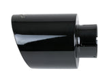 Mach Force-Xp 409 Stainless Steel Clamp-on Exhaust Tip Black 2-1/2 Inch Inlet x 4-1/2 Inch Outlet x 7 Inch L aFe Power