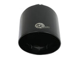 Mach Force-Xp 409 Stainless Steel Clamp-on Exhaust Tip Black 2-1/2 Inch Inlet x 4-1/2 Inch Outlet x 7 Inch L aFe Power