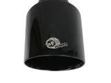 Mach Force-Xp 409 Stainless Steel Clamp-on Exhaust Tip Black 2-1/2 Inch Inlet x 4-1/2 Inch Outlet x 7 Inch L aFe Power