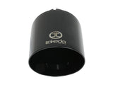 Takeda 409 Stainless Steel Clamp-on Exhaust Tip Black 2-1/2 Inch Inlet x 4-1/2 Inch Outlet x 7 Inch L aFe Power