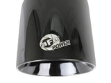 Mach Force-Xp 409 Stainless Steel Clamp-on Exhaust Tip Black 2-1/2 Inch Inlet x 4-1/2 Inch Outlet x 9 Inch L aFe Power