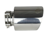Mach Force-Xp 304 Stainless Steel Clamp-on Exhaust Tip Polished 2-1/2 Inch Inlet x 4-1/2 Inch Outlet x 7 Inch L aFe Power