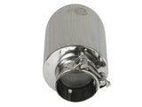 Mach Force-Xp 304 Stainless Steel Clamp-on Exhaust Tip Polished 2-1/2 Inch Inlet x 4-1/2 Inch Outlet x 7 Inch L aFe Power