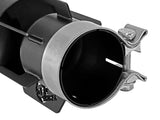Mach Force-Xp 304 Stainless Steel Clamp-on Exhaust Tip Black aFe Power