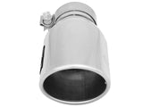 Mach Force-Xp 304 Stainless Steel Clamp-on Exhaust Tip Polished 3 Inch Inlet x 4-1/2 Inch Outlet x 9 Inch L aFe Power