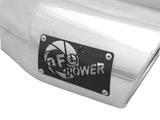 Mach Force-Xp 304 Stainless Steel Clamp-on Exhaust Tip Polished 3 Inch Inlet x 4-1/2 Inch Outlet x 9 Inch L aFe Power