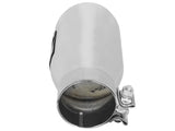 Mach Force-Xp 409 Stainless Steel Clamp-on Exhaust Tip Polished 3 Inch Inlet x 4-1/2 Inch Outlet x 9 Inch L aFe Power