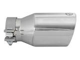 Mach Force-Xp 304 Stainless Steel Clamp-on Exhaust Tip Polished 3 Inch Inlet x 4-1/2 Inch Outlet x 9 Inch L Bolt On aFe Power