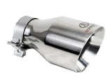 Takeda 304 Stainless Steel Clamp-on Exhaust Tip Polished 3 Inch Inlet x 5 Inch Outlet x 9 Inch L aFe Power