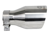 Takeda 304 Stainless Steel Clamp-on Exhaust Tip Polished 3 Inch Inlet x 5 Inch Outlet x 9 Inch L aFe Power