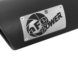 Mach Force-Xp 409 Stainless Steel Clamp-on Exhaust Tip Black Left Side Exit 3-1/2 Inch Inlet x 4-1/2 Inch Outlet x 12 Inch L aFe Power