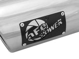 Mach Force-Xp 304 Stainless Steel Clamp-on Exhaust Tip Polished 3-1/2 Inch Inlet x 4-1/2 Inch Outlet x 12 Inch L Left / Right aFe Power