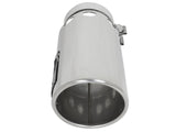 Mach Force-Xp 304 Stainless Steel Intercooled Clamp-on Exhaust Tip Polished 4 Inch Inlet x 5 Inch Outlet x 12 Inch L aFe Power