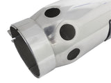 Mach Force-Xp 304 Stainless Steel Intercooled Clamp-on Exhaust Tip Polished 4 Inch Inlet x 5 Inch Outlet x 12 Inch L aFe Power