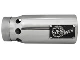 Saturn 4S 304 Stainless Steel Intercooled Clamp-on Exhaust Tip Polished 4 Inch Inlet x 5 Inch Outlet x 12 Inch L aFe Power