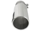 Saturn 4S 304 Stainless Steel Intercooled Clamp-on Exhaust Tip Polished 4 Inch Inlet x 5 Inch Outlet x 12 Inch L aFe Power