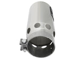 Saturn 4S 304 Stainless Steel Intercooled Clamp-on Exhaust Tip Polished 4 Inch Inlet x 5 Inch Outlet x 12 Inch L aFe Power