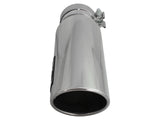 Mach Force-Xp 409 Stainless Steel Clamp-on Exhaust Tip Polished 4 Inch Inlet x 5 Inch Outlet x 15 Inch L aFe Power