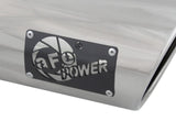 Mach Force-Xp 409 Stainless Steel Clamp-on Exhaust Tip Polished 4 Inch Inlet x 5 Inch Outlet x 15 Inch L aFe Power