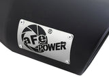 Mach Force-Xp 409 Stainless Steel Clamp-on Exhaust Tip Black 4 Inch Inlet x 6 Inch Outlet x 12 Inch L aFe Power