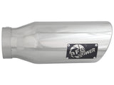 Mach Force-Xp 304 Stainless Steel Clamp-on Exhaust Tip Polished 4 Inch Inlet x 6 Inch Outlet x 15 Inch L Right aFe Power
