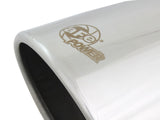 Mach Force-Xp 304 Stainless Steel Clamp-on Exhaust Tip Polished 4 Inch Inlet x 6 Inch Outlet x 9 Inch L aFe Power