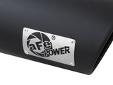 Mach Force-Xp 409 Stainless Steel Clamp-on Exhaust Tip Black 4 Inch Inlet x 6 Inch Outlet x 15 Inch L Left / Right aFe Power