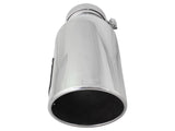 Mach Force-Xp 304 Stainless Steel Clamp-on Exhaust Tip Polished 4 Inch Inlet x 6 Inch Outlet x 15 Inch L Left / Right aFe Power