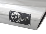 Mach Force-Xp 304 Stainless Steel Clamp-on Exhaust Tip Polished 4 Inch Inlet x 6 Inch Outlet x 15 Inch L Left / Right aFe Power