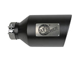 Mach Force-Xp 409 Stainless Steel Clamp-on Exhaust Tip Black aFe Power