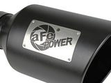 Mach Force-Xp 409 Stainless Steel Clamp-on Exhaust Tip Black aFe Power