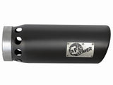 Mach Force-Xp 409 Stainless Steel Clamp-on Exhaust Tip Black Right Side Exit 5 Inch Inlet x 6 Inch Outlet x 16 Inch L aFe Power