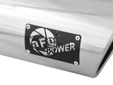 Mach Force-Xp 304 Stainless Steel Clamp-on Exhaust Tip Polished 5 Inch Inlet x 6 Inch Outlet x 12 Inch L Right aFe Power