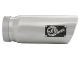 Mach Force-Xp 304 Stainless Steel Clamp-on Exhaust Tip Polished 5 Inch Inlet x 6 Inch Outlet x 15 Inch L aFe Power