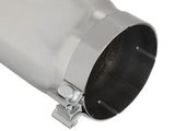 Mach Force-Xp 304 Stainless Steel Clamp-on Exhaust Tip Polished 5 Inch Inlet x 6 Inch Outlet x 15 Inch L aFe Power