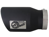 Mach Force-Xp 409 Stainless Steel Clamp-on Exhaust Tip Black Left Side Exit 5 Inch Inlet x 7 Inch Outlet x 12 Inch L aFe Power