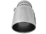 Mach Force-Xp 304 Stainless Steel Clamp-on Exhaust Tip Polished Left Side Exit 5 Inch Inlet x 7 Inch Outlet x 12 Inch L aFe Power