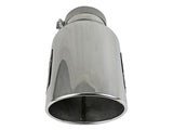 Mach Force-Xp 304 Stainless Steel Clamp-on Exhaust Tip Polished 5 Inch Inlet x 8 Inch Outlet x 15 Inch L aFe Power