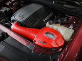 Momentum GT Cold Air Intake System Red w/ Pro Dry S Filter Dodge Challenger/Charger R/T 11-23 V8-5.7L Hemi aFe Power