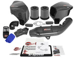 Black Series Carbon Fiber Cold Air Intake System w/ Pro Dry S Filter BMW M2 Competition (F87) 19-21/M3/M4 (F80/82/83) 15-20 L6-3.0L (tt) S55 aFe Power