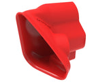 Dynamic Air Scoop D.A.S. Red Ford Mustang 15-20 L4-2.3L (t)/V6-3.7L/V8-5.0L aFe Power