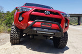 RC4 LR with Mounting Brackets & 20 Inch Light Bar Textured Black 2016-2024 Toyota 4Runner Go Rhino