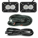 LED Work Light Clear Lens Flush Mount Kit S2 Sport Baja Designs
