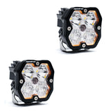 Squadron 2.0 Sport Black LED Auxiliary Light Pod Pair (No Harness) Universal Clear Baja Designs
